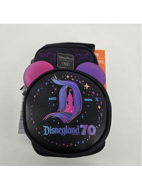 Disneyland 70th Anniversary Lug Mini Skeeter Crossbody Belt Bag NWT